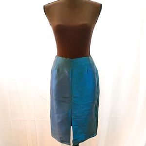 ASOS Metallic Pencil Skirt